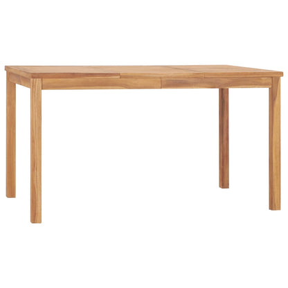 Garden Dining Set | Warm wood color | Fine sanded teak hardwood | Medium