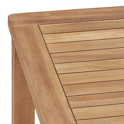 7 Piece Garden Dining Set 140x80 cm Solid Teak Wood