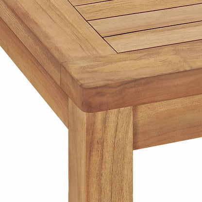 Garden Dining Set | Natural Teak | Fine sanded teak hardwood