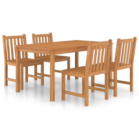 Garden Dining Set | Warm Natural Teak | Solid Teak Wood | Durable