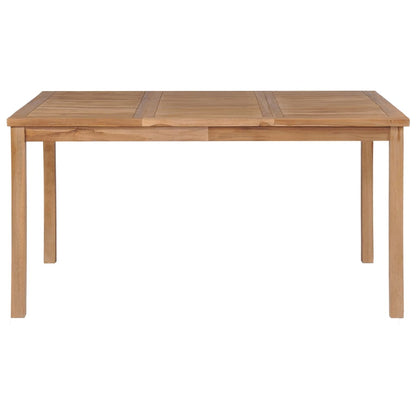 Garden Dining Set | Warm Teak Brown | Solid Teak Wood | Medium | Durable