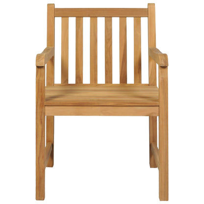 Garden Dining Set | Warm Wood Finish | Solid Teak Wood | Medium | Durable