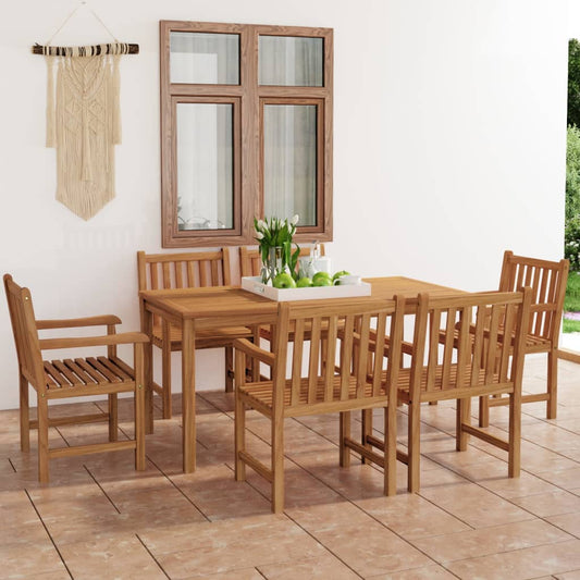 Garden Dining Set | Natural Teak