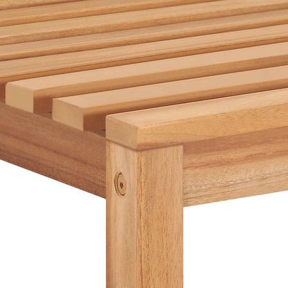 9 Piece Garden Dining Set 180x90 cm Solid Teak Wood