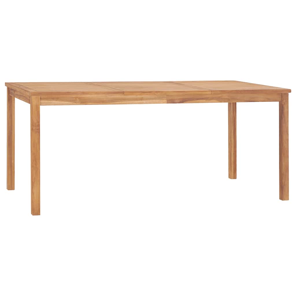 9 Piece Garden Dining Set 180x90 cm Solid Teak Wood