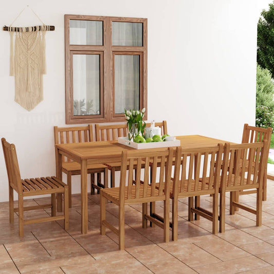 Garden Dining Set | Warm Teak | Solid Teak Wood | Standard |  Durable