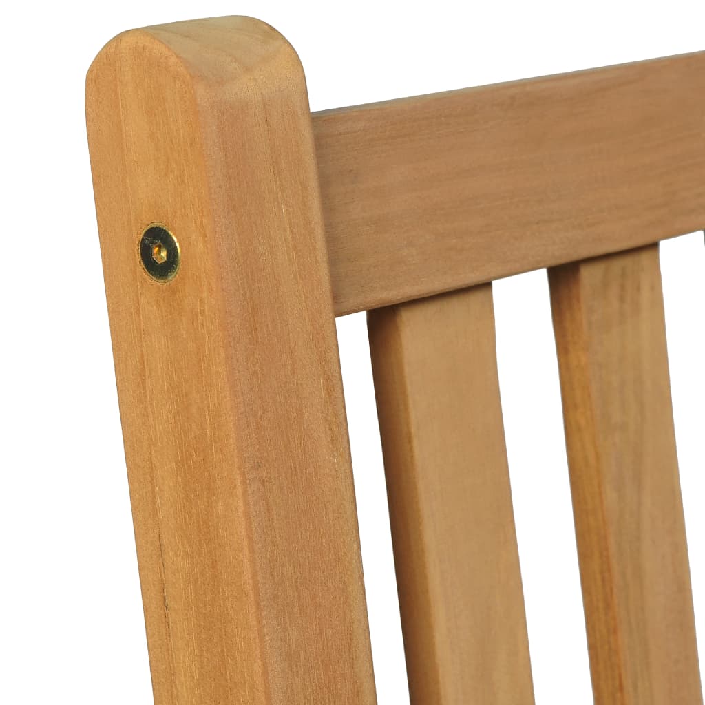 Garden Dining Set | Teak Brown | Solid Teak Wood | 5 Piece Set | Durable