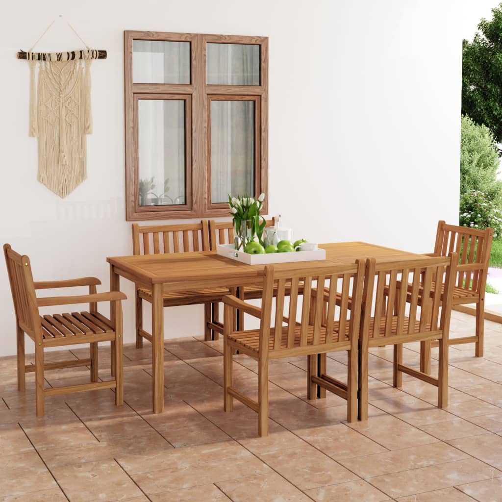 Garden Dining Set | Teak | Solid Teak Wood | Large | Durable