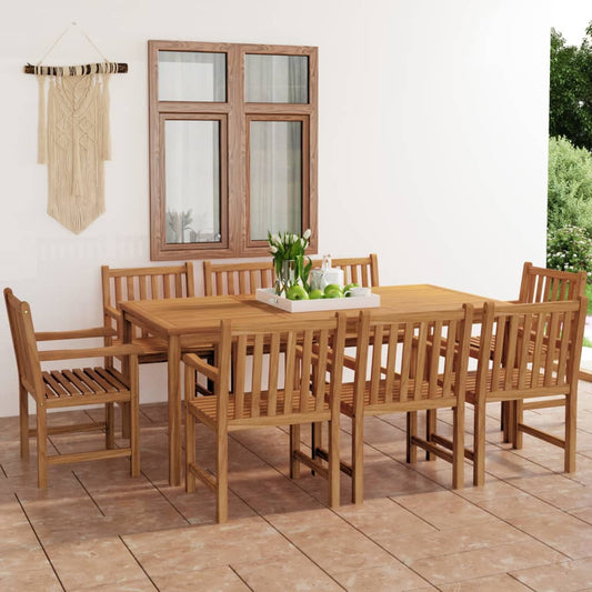 Garden Dining Set | Warm Teak