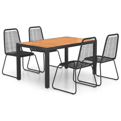Dining Set | Black and Brown