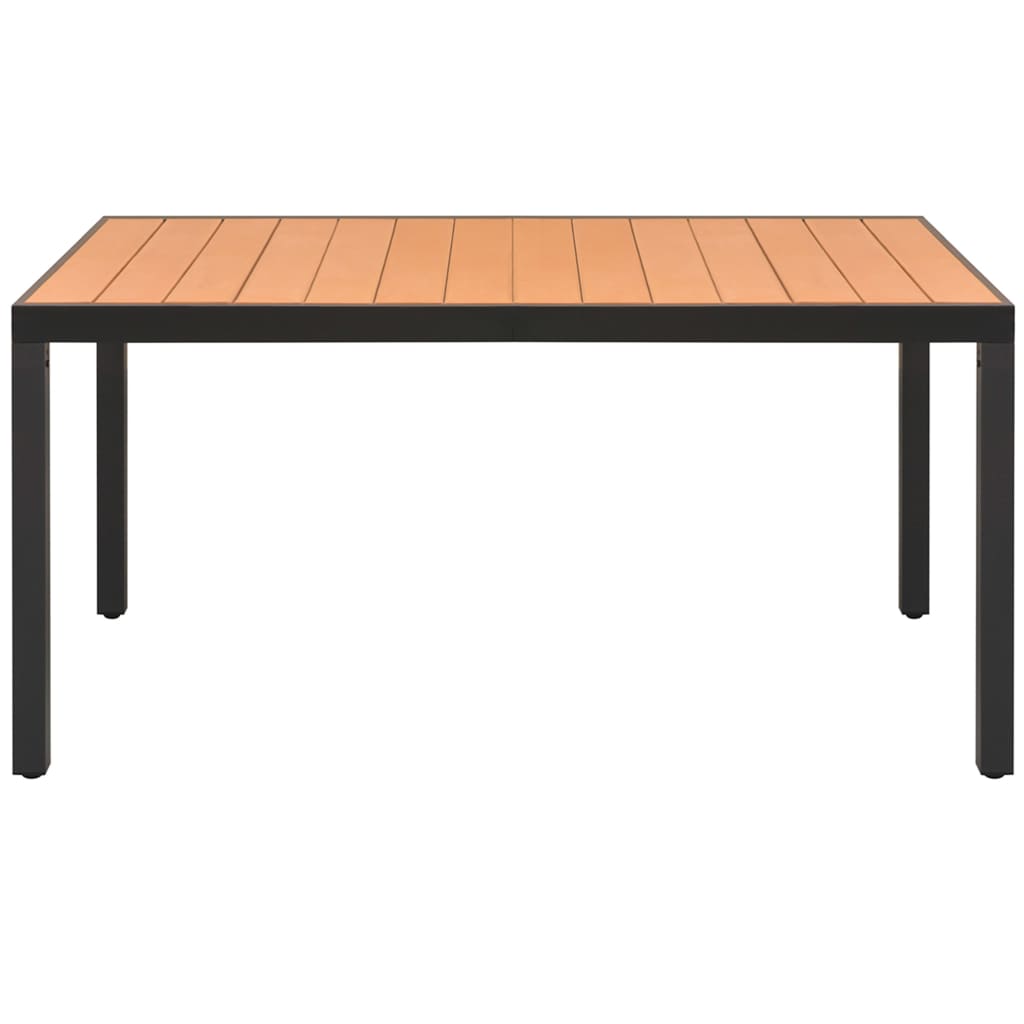 Dining Set | Black and brown | PVC rattan | Standard | Durable