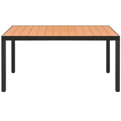 Dining Set | Black and brown | PVC rattan | Standard | Durable