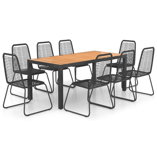 Dining Set | Black and Brown