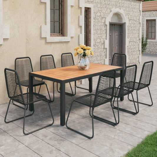 Dining Set | Black and Brown