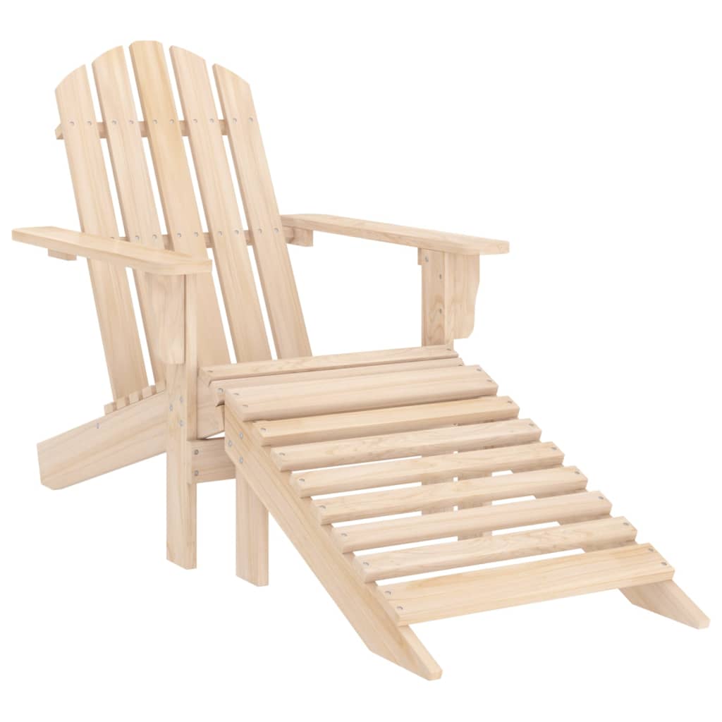 Garden Chair | Natural wood | Solid fir wood |  Detachable