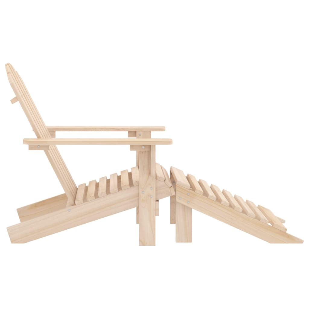 Garden Chair | Natural wood | Solid fir wood |  Detachable