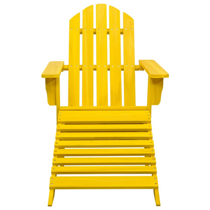 Garden Chair | Yellow | Solid Fir Wood | Large | Detachable
