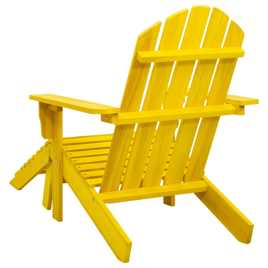 Garden Chair | Yellow | Solid Fir Wood | Large | Detachable