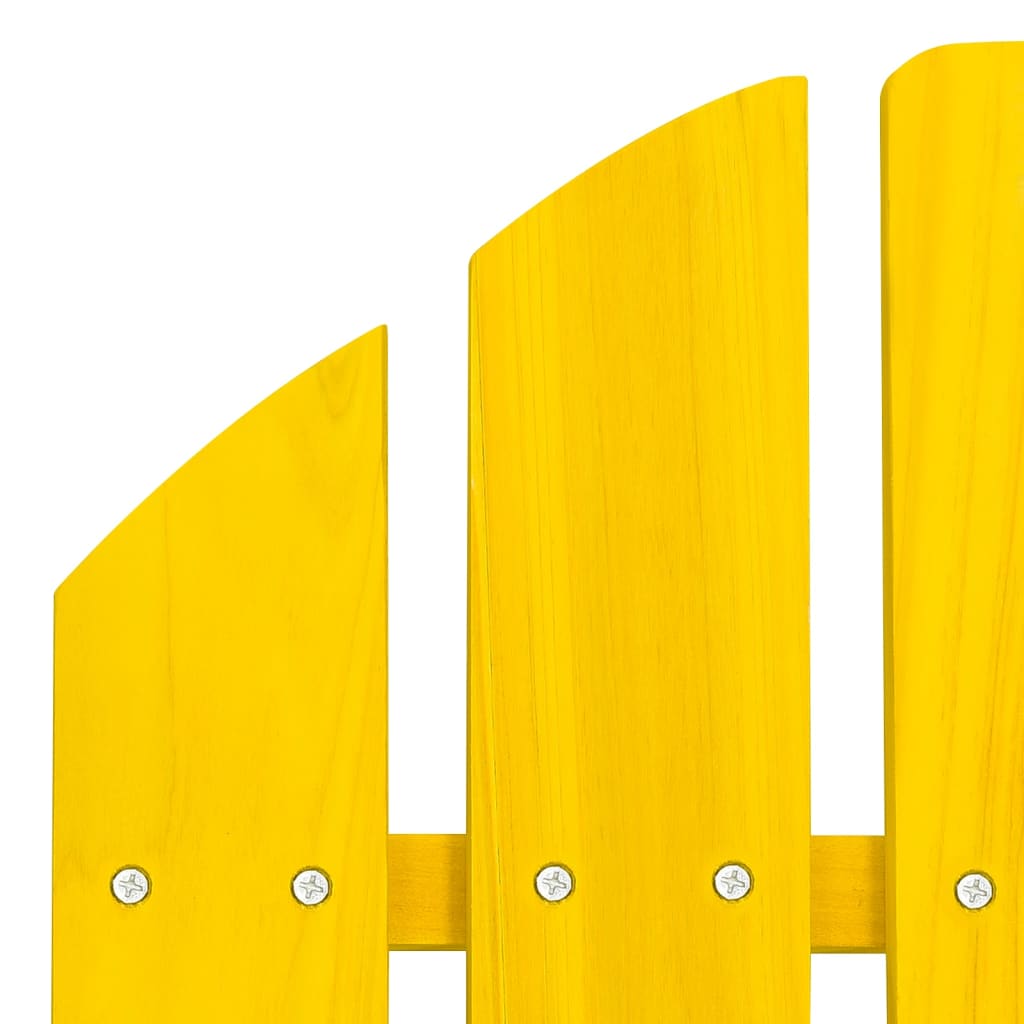 Garden Chair | Yellow | Solid Fir Wood | Large | Detachable