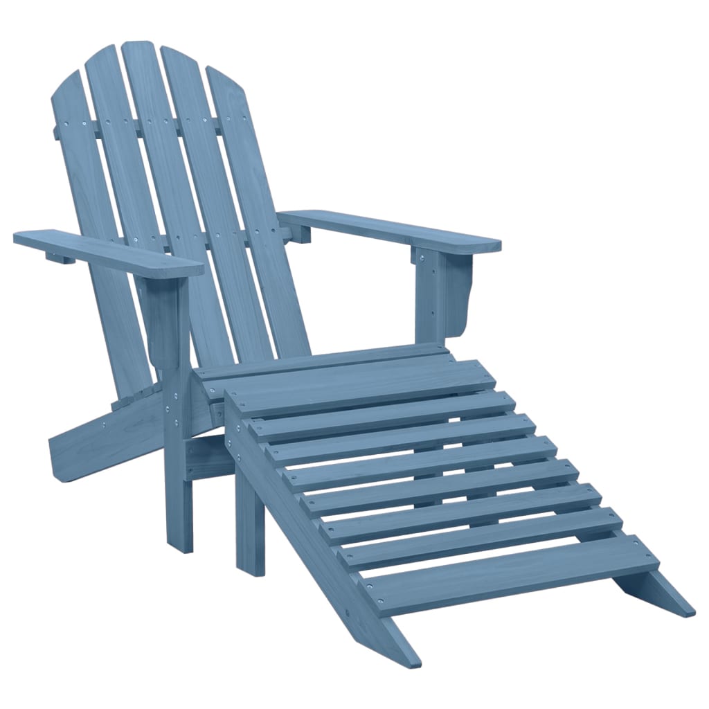 Garden Chair | Blue | Solid Fir Wood | Standard | Detachable