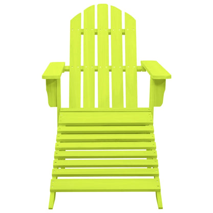 Garden Chair | Green | Solid fir wood | Detachable | Garden Chair | Other