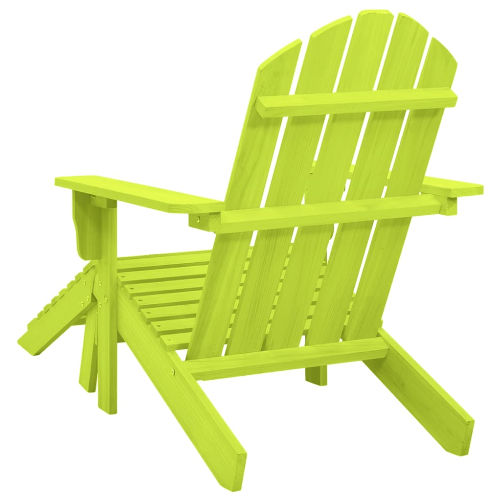 Garden Chair | Green | Solid fir wood | Detachable | Garden Chair | Other
