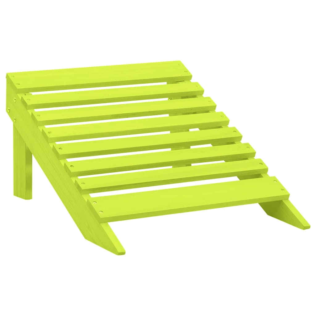 Garden Chair | Green | Solid fir wood | Detachable | Garden Chair | Other