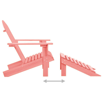 Garden Chair | Pink | Solid fir wood | Standard |  Detachable