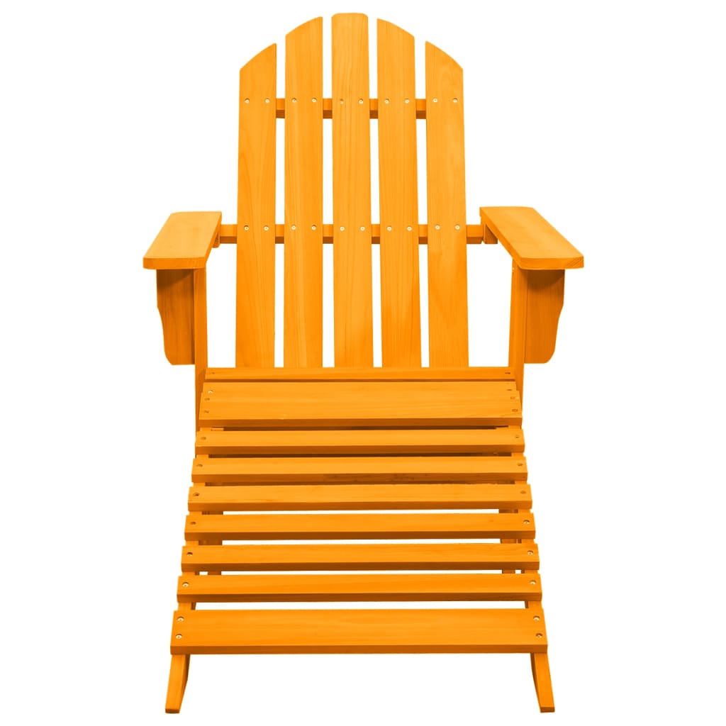 Garden Chair | Orange | Solid fir wood | Standard | Detachable