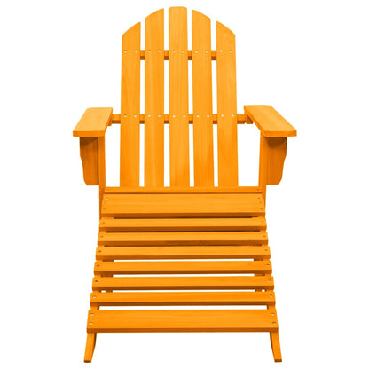 Garden Chair | Orange | Solid fir wood | Standard | Detachable