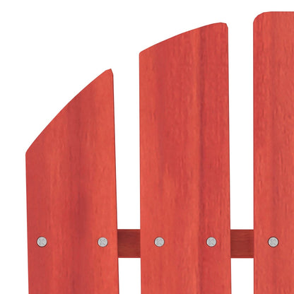 Garden Adirondack Chair Solid Fir Wood Red