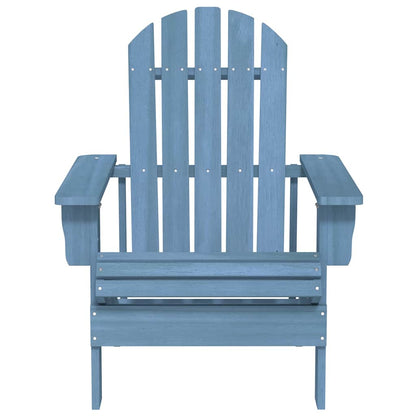 Garden Chair | Blue | Solid fir wood | Medium | Ergonomic
