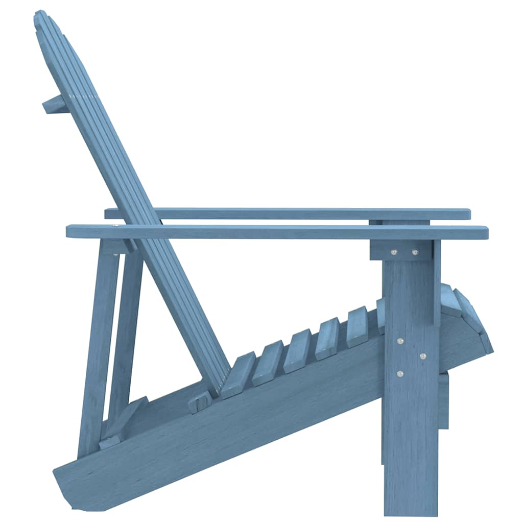Garden Chair | Blue | Solid fir wood | Medium | Ergonomic