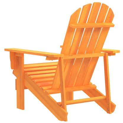 315878 vidaXL Garden Adirondack Chair Solid Fir Wood Orange