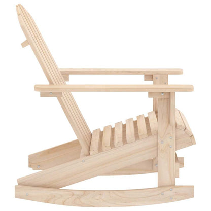 315882 vidaXL Garden Adirondack Rocking Chair Solid Fir Wood