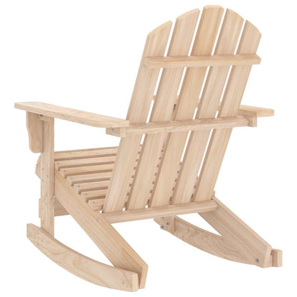 315882 vidaXL Garden Adirondack Rocking Chair Solid Fir Wood