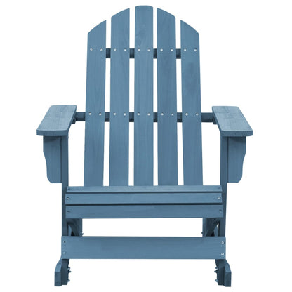 Garden Rocking Chair | Blue | Solid fir wood | Regular