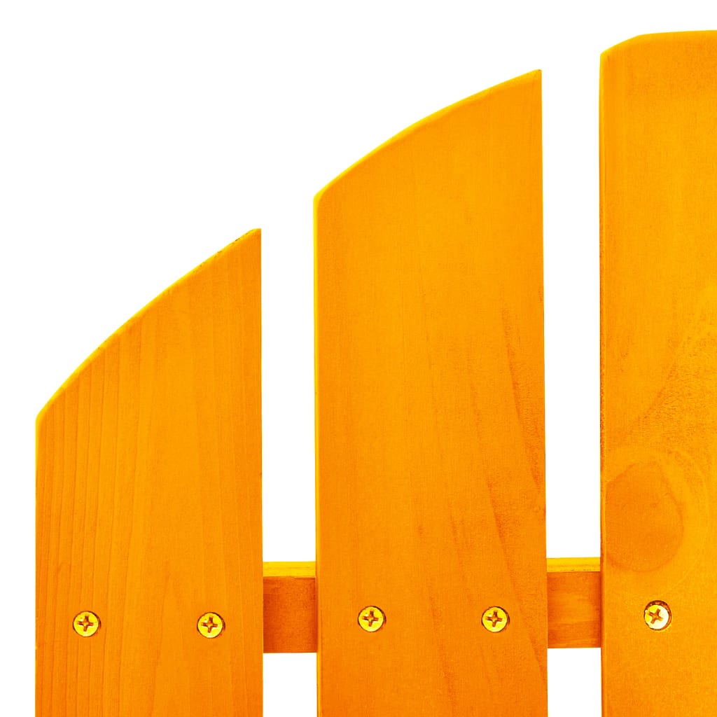 Garden Rocking Chair | Orange | Solid fir wood | Medium | Ergonomic