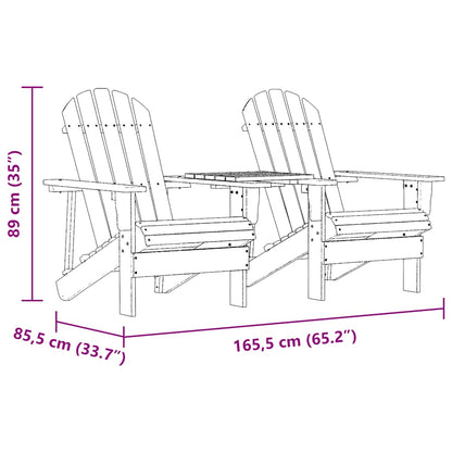 Garden Chair | Natural Wood | Solid fir wood | Standard | Ergonomic