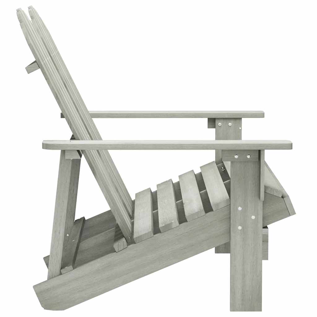 Garden Chair | Grey | Solid fir wood | 2-seater | Durable