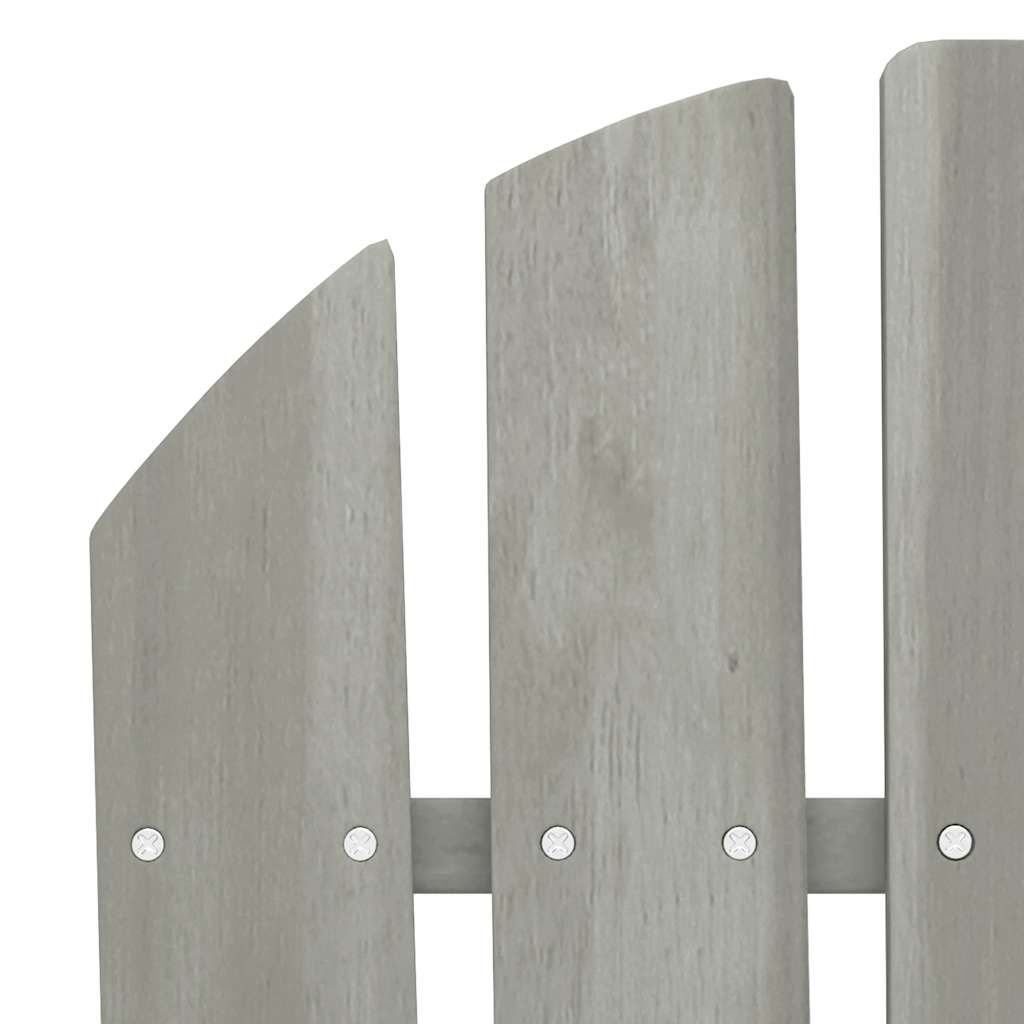 Garden Chair | Grey | Solid fir wood | 2-seater | Durable