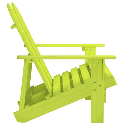 Garden Chair | Green | Solid fir wood | 2-Seater | Durable