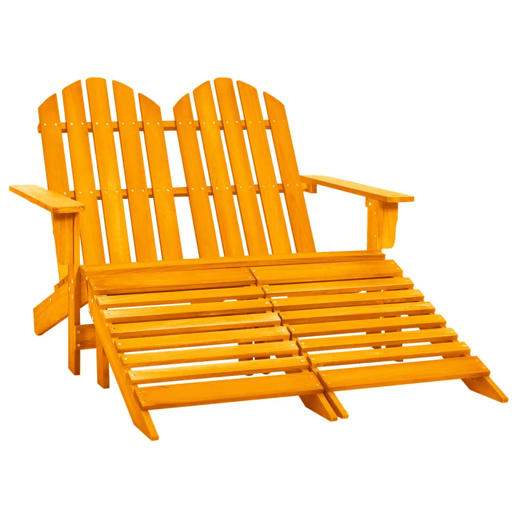 Garden Chair | Orange | Solid fir wood | Large | Detachable