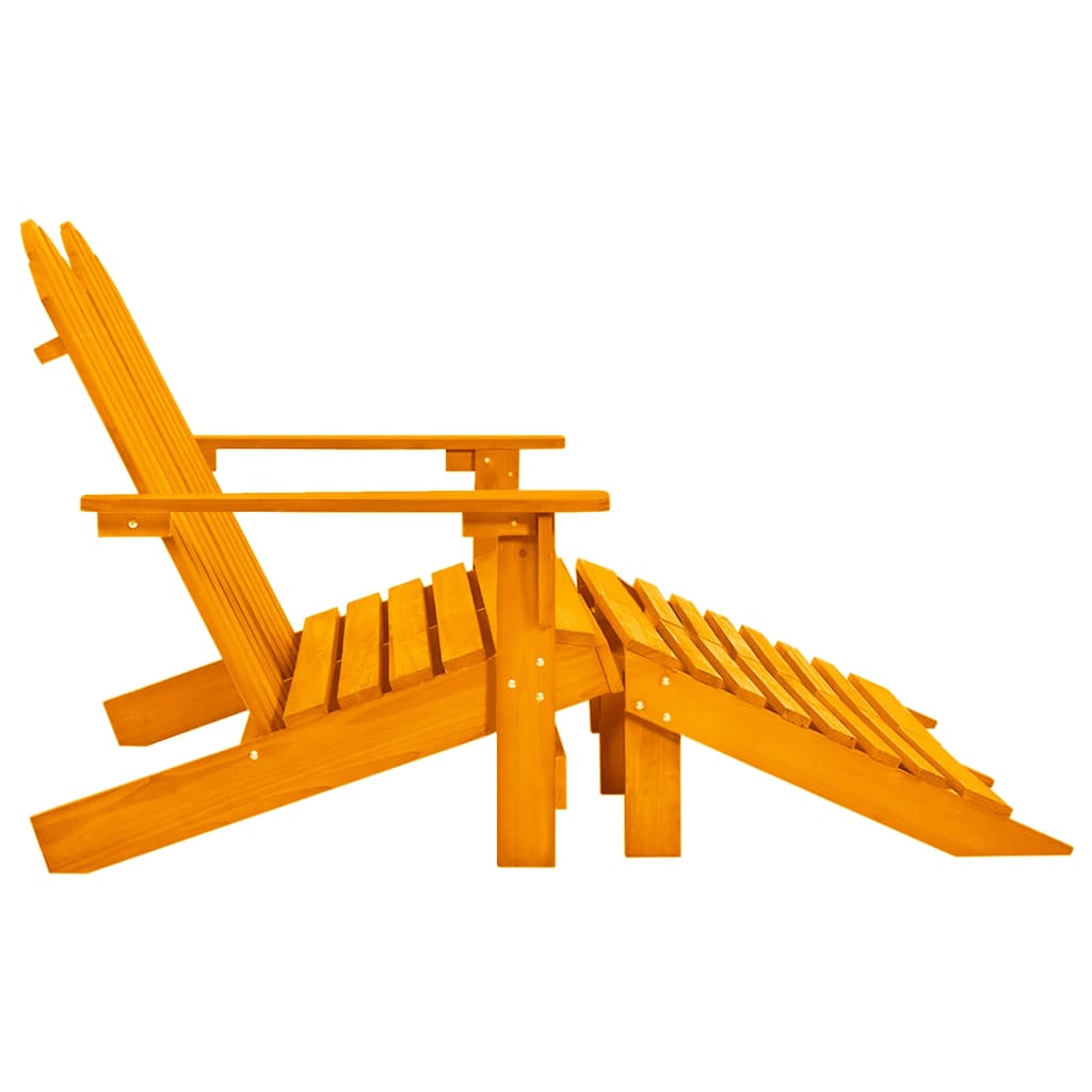 Garden Chair | Orange | Solid fir wood | Large | Detachable