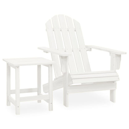 Garden Chair | White | Solid fir wood | Standard | Ergonomic