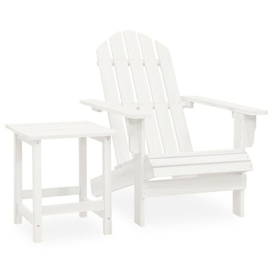 Garden Chair | White | Solid fir wood | Standard | Ergonomic