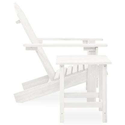 Garden Chair | White | Solid fir wood | Standard | Ergonomic