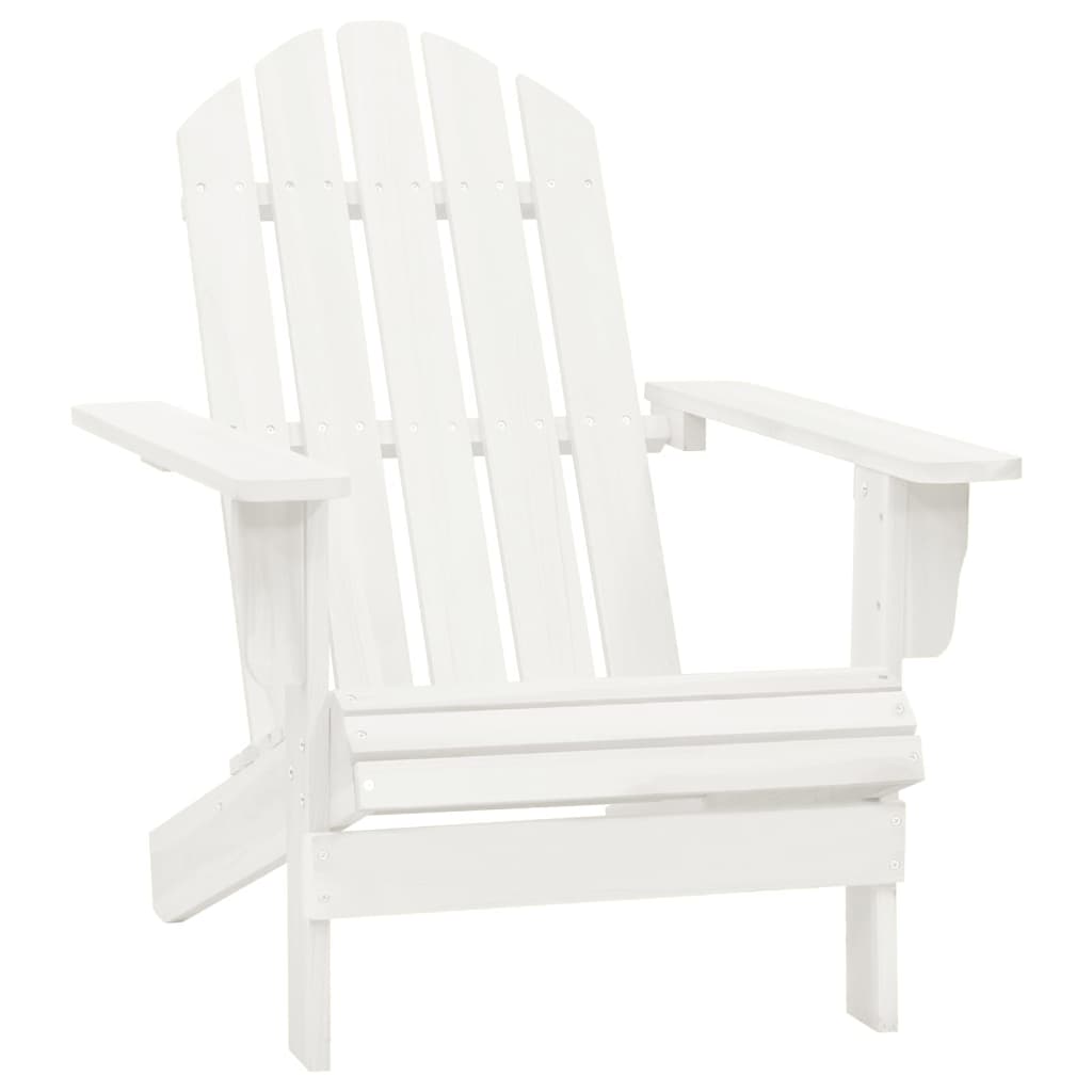 Garden Chair | White | Solid fir wood | Standard | Ergonomic