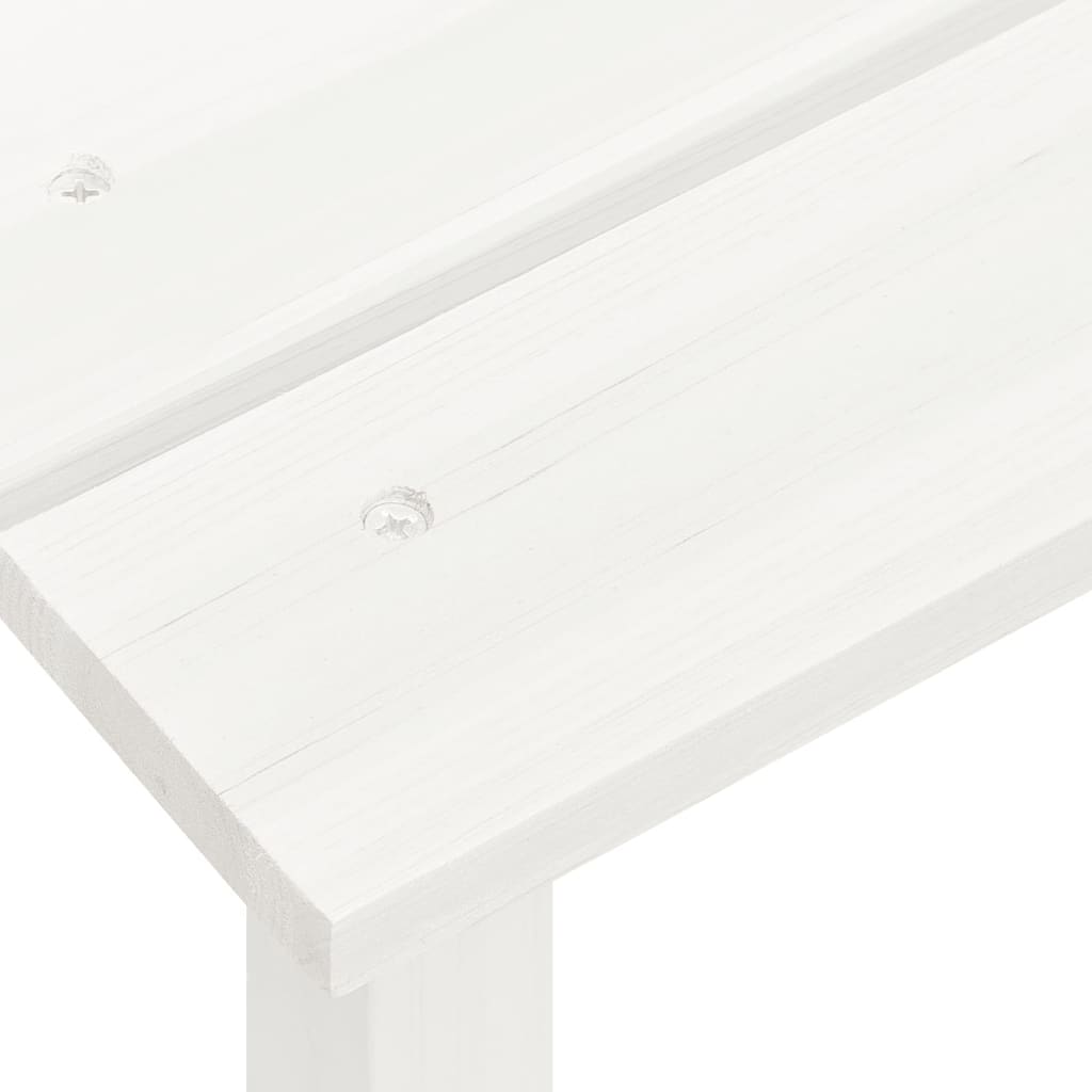 Garden Chair | White | Solid fir wood | Standard | Ergonomic