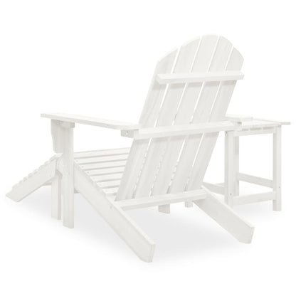 Garden Chair | White | Solid fir wood | Large | Detachable | Garden Chair
